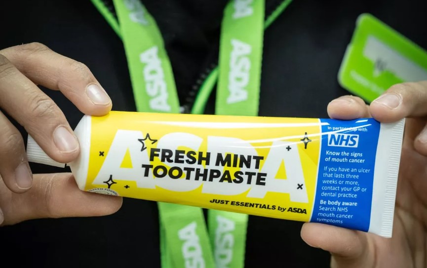 NHS and Asda address mouth cancer – via toothpaste