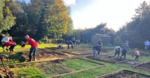 The Big Dig Day at Heamoor School in Penzance, where the Healthy Schools Toolkit was launched