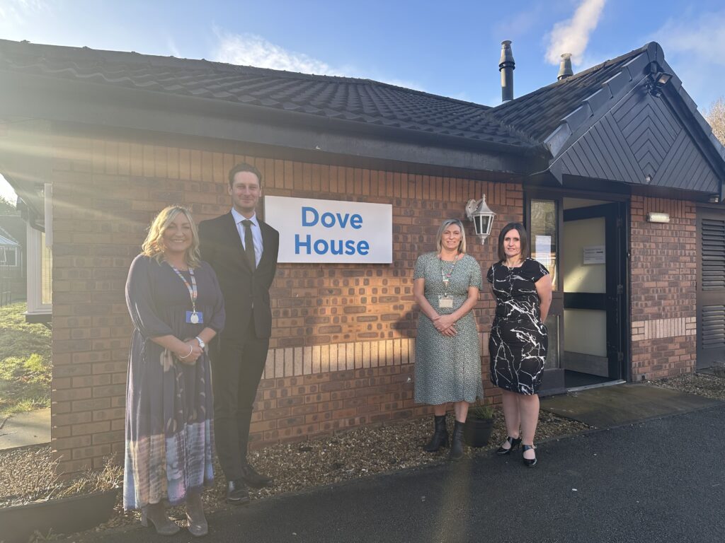 Attendees at the official opening of Dove House intermediary care unit, photo courtesy of Bolton Council